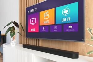 TV streaming app service on screen photo