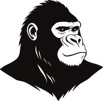 Mastering Gorilla Illustration Step Guide for Perfecting Fur and Facial Details vector