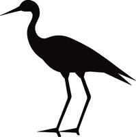 Step by Step Crane Artwork Guide Improve Sketching Precision for Bird Illustrations vector
