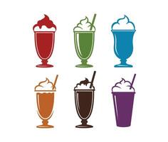 Assorted Colorful Drinks and Cold Tasty Juice Selection vector