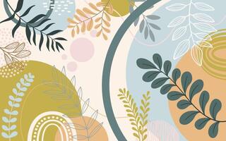 Design banner frame spring background design vector