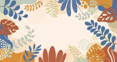 Leaves spring background with beautiful. vector