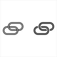 Modem mode icon. Hotspot internet sharing button. Share link symbol. Chain illustration isolated. Internet sharing pictogram. Attach link button. vector
