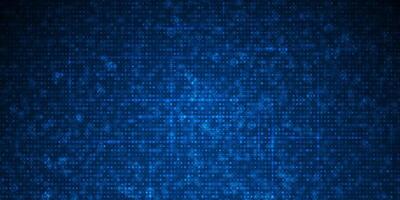 Grid pixel pattern blue background vector