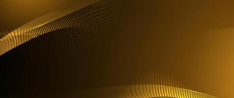 Abstract wave flow line. Motion pattern vector