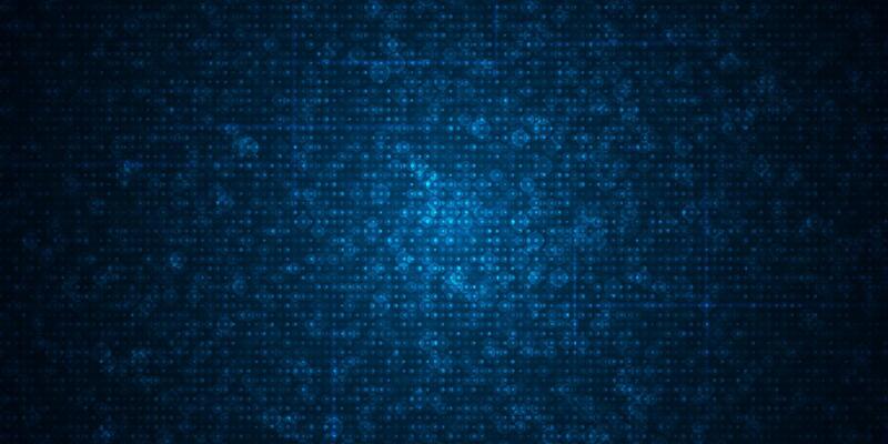 Dots pattern blue background