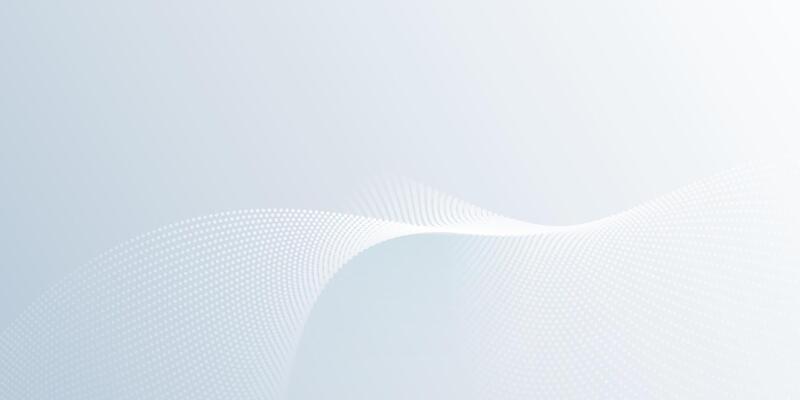 Dots and wave lines pattern on white, gray color background