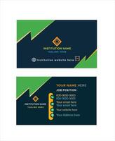 Beautiful business card design vector