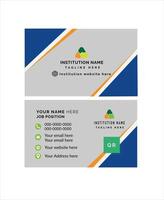 Custom business card vector