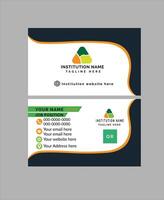 Custom design business card vector