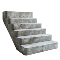 Concrete stairs ascending steps progress architecture design, png