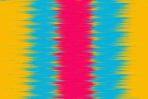 Pink, blue and Yellow abstract background. Ikat Pattern Design for Fabric, clothing, textile, wrapping, background, wallpaper, print vector