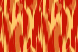 Red, yellow and Orange abstract background. Ikat Pattern Design for Fabric, clothing, textile, wrapping, background, wallpaper, print vector