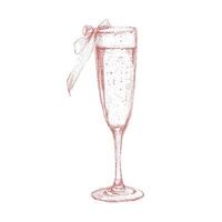 Hand drawn cocktail in stipple retro sketch style. illustration with halftone gritty texture, grunge pop art element for bar poster or cafe drinks menu. vector