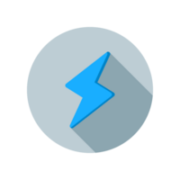 Design Illustration graphic of fast symbol icon with flat style. Suitable for UI, mobile design, web design, etc. Transparent background. png