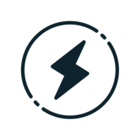 Design Illustration graphic of fast symbol icon with glyph style. Suitable for UI, mobile design, web design, etc. Transparent background. png
