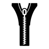 a black and white zipper on a white background vector