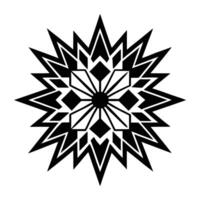 native American pattern on white background. vector