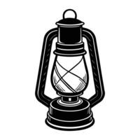 an old fashioned lantern icon on a white background vector