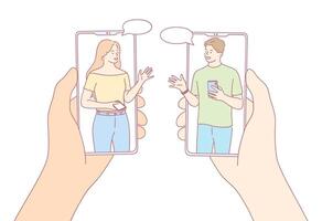 Virtual Communication The Importance of Connecting Effectively with Technology Today vector