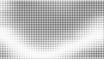 Monochrome Halftone Dot Pattern Design vector