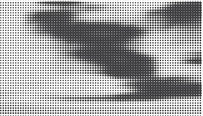 black Halftone dotted