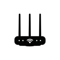 Wifi Router Antenna Icon Designs for Apps and Websites vector