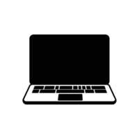 Modern Laptop Computer Illustration for Creative Digital Projects Design vector