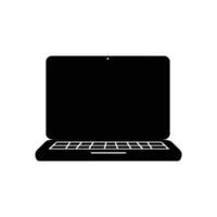 Laptop Computer Portable Device for Work and Leisure vector