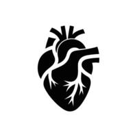 Human Heart Icon Set for Apps and Websites vector