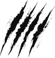 Abstract Black Claws Illustration Scratches Background Texture Pattern Wallpaper vector
