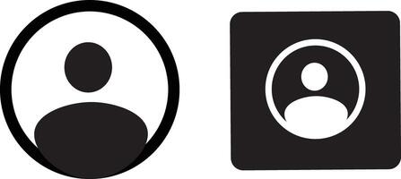 User icon in flat style, Person icon. profile and User Icon vector