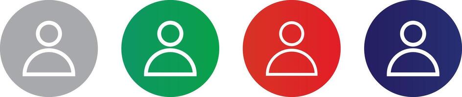 Set of users accept icons vactor. Authentication security. Privacy . Illustration 10 eps vector