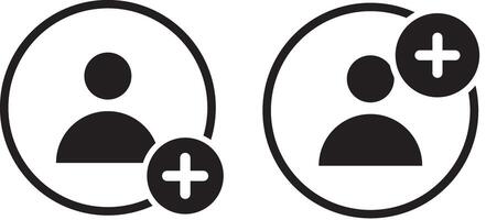 Member profile logo, user account web buttons. Avatar account icon symbol vector