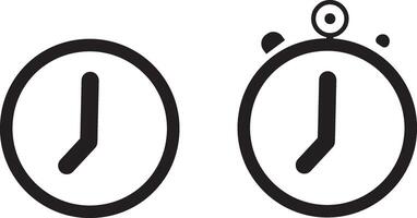 ime, Date and Address Icon Set, Isolated Icons,Editable Line and Flat Web Icons. illustration. vector