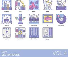 Edm icons, vol 4 vector