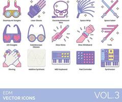 Edm icons, vol 3 vector