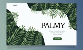 Elegant Leaves Background for Professional Websites vector