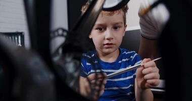 A boy explores a fantastical world with curiosity and creativity video