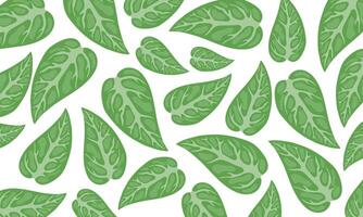 Botanical Seamless Leaf Pattern vector
