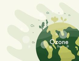 Ozone Layer Protection for Planet Earth Illustration vector