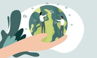 How Businesses Can Support Ozone Day Initiatives vector