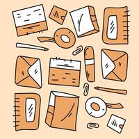Office Doodle Pack for Business and Design Projects vector