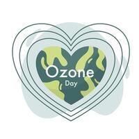 Educating the Next Generation About Ozone Day vector
