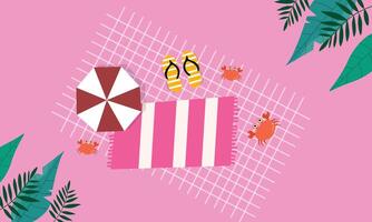Abstract Summer Background with Bright Colors vector
