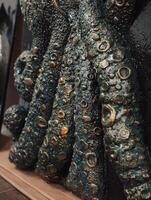 An Intricate Octopus Sculpture Featuring Unique Textures and Patterns That Captivate photo