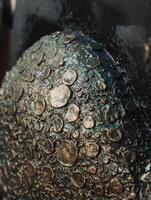A CloseUp View of a Textured Surface Featuring Unique Patterns and Vibrant Colors photo