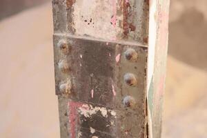 An Industrial Metal Structure characterized by Rust and Wear that adds to its charm and depth photo