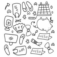 Shopping Icons with Retail and Store Essentials vector