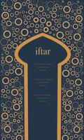 Traditional Ramadan Patterned Background vector